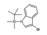 (3-bromoindol-1-yl)-tert-butyl-dimethylsilane结构式