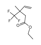 3-methyl-3-trifluoromethyl-4-pentenoic acid ethyl ester Structure
