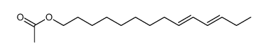 1-acetoxy 9Z, 11E-tetradecadiene结构式