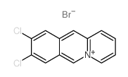 8,9-dichlorobenzo[b]quinolizin-5-ium,bromide Structure