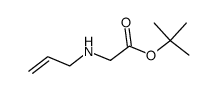 tert-butyl-(prop-2-en-1-ylamino)-acetate结构式