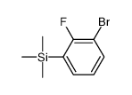 (3-bromo-2-fluorophenyl)-trimethylsilane结构式