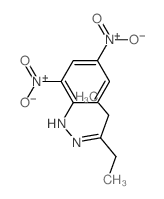 3-Pentanone,2-(2,4-dinitrophenyl)hydrazone结构式