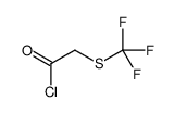 2-(trifluoromethylsulfanyl)acetyl chloride Structure