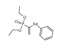 diethyl (1-phenylselenenylvinyl)phosphonate结构式