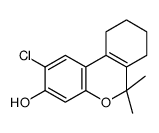 7,8,9,10-Tetrahydro-6,6-dimethyl-2-chloro-6H-dibenzo[b,d]pyran-3-ol Structure