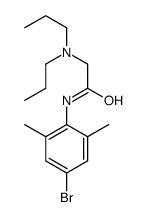 N-(4-bromo-2,6-dimethylphenyl)-2-(dipropylamino)acetamide结构式