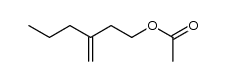 1-acetoxy-3-methylenehexane Structure