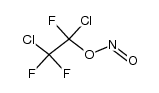 1,2-dichloro-1,1,2-trifluoro-2-nitrosooxy-ethane Structure