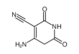 3-Pyridinecarbonitrile,4-amino-1,2,5,6-tetrahydro-2,6-dioxo-结构式