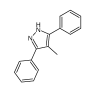 4-methyl-3,5-diphenyl-1H-pyrazole Structure