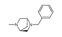 (1S,4S)-2-benzyl-5-methyl-2,5-diazabicyclo[2.2.1]heptane结构式