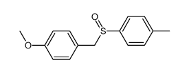 1-methoxy-{[(4-methylphenyl)sulfinyl]methyl}benzene Structure