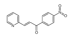 1-(4-nitrophenyl)-3-pyridin-2-ylprop-2-en-1-one结构式