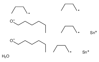 dibutyl-[dibutyl(hexoxy)stannyl]oxy-hexoxystannane结构式