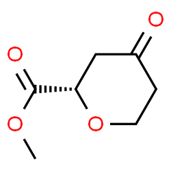 2H-Pyran-2-carboxylicacid,tetrahydro-4-oxo-,methylester,(S)-(9CI) structure