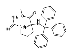 Nα-trityl-L-arginine methyl ester Structure