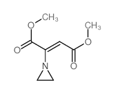 2-Butenedioic acid,2-(1-aziridinyl)-, dimethyl ester, (Z)- (9CI) structure