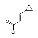 3-cyclopropylprop-2-enoyl chloride Structure