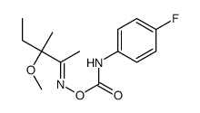 [(Z)-(3-methoxy-3-methylpentan-2-ylidene)amino] N-(4-fluorophenyl)carbamate Structure