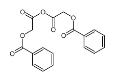 [2-(2-benzoyloxyacetyl)oxy-2-oxoethyl] benzoate结构式