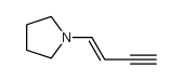 Pyrrolidine, 1-(1-buten-3-ynyl)- (8CI,9CI) Structure