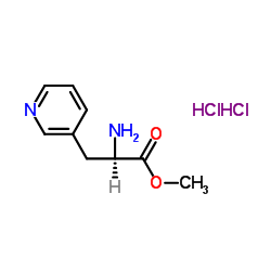 Methyl 3-pyridin-3-yl-D-alaninate dihydrochloride structure