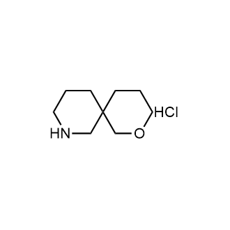 2-氧杂-8-氮杂螺环并[5.5]十一烷盐酸盐结构式