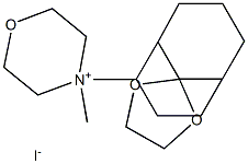 n-(9,9-ethylenedioxybicyclo(3.3.1)nonan-2-yl)-n-methylmorpholinium iodide图片