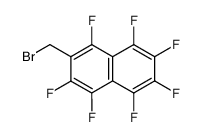 2-(bromomethyl)-1,3,4,5,6,7,8-heptafluoronaphthalene结构式