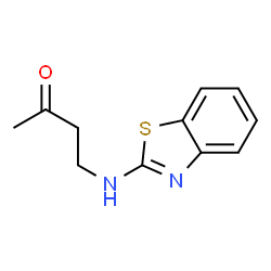 2-Butanone,4-(2-benzothiazolylamino)-(8CI) Structure