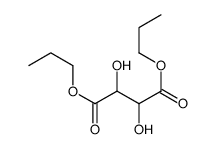 dipropyl 2,3-dihydroxybutanedioate Structure