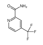 4-(三氟甲基)吡啶-2-甲酰胺结构式