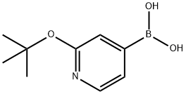 2-(tert-Butoxy)pyridine-4-boronic acid结构式