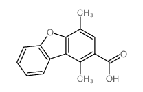 2-Dibenzofurancarboxylicacid, 1,4-dimethyl-结构式