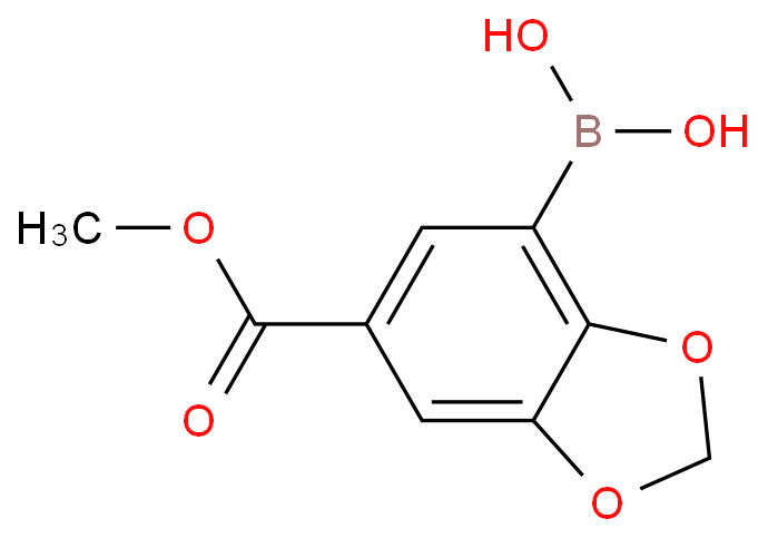 5-Methoxycarbonyl-2,3-methylenedioxyphenylboronic acid图片