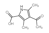 1H-Pyrrole-2-carboxylicacid, 4-acetyl-3,5-dimethyl- structure