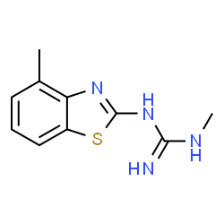 Guanidine, 1-methyl-3-(4-methyl-2-benzothiazolyl)- (8CI) structure