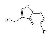 5-fluorobenzofuran-3-ylmethanol结构式