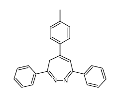 5-(4-methylphenyl)-3,7-diphenyl-4H-1,2-diazepine Structure