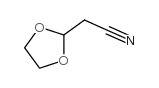 (1,3-二氧戊环-2-基)乙腈结构式