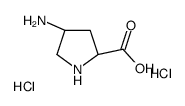 (2R,4S)-4-氨基吡咯烷-2-羧酸二盐酸盐结构式
