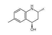 trans 4-hydroxy-2,6-dimethyl-1,2,3,4-tetrahydroquinoline结构式