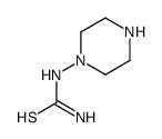 (8CI)-1-(1-哌嗪)-2-硫脲结构式