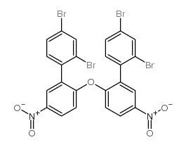 2,4-dibromophenyl-4-nitrophenyl ether structure