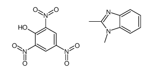 1,2-dimethylbenzimidazole,2,4,6-trinitrophenol结构式