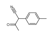 1-(p-methylphenyl)-1-cyanoacetone Structure