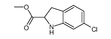 methyl 6-chloro-indoline-2-carboxylate Structure