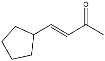 3-Buten-2-one, 4-cyclopentyl-结构式