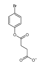 4-(4-bromophenoxy)-4-oxobutanoate结构式